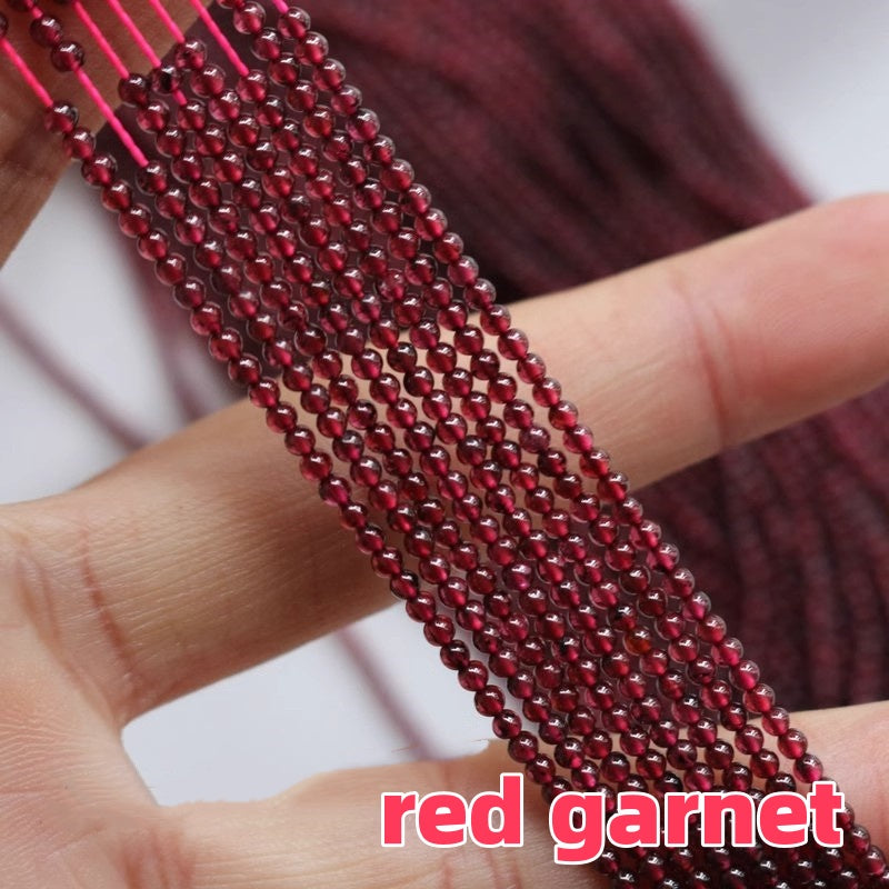 3-5mm Natural Mini gemstone Crystal Beads faceted beads (38-39cm)/stand DIY Tiny crystal amethyst rose quartz garnet lilac lavender prtidot clear quartz aquamarine small beads
