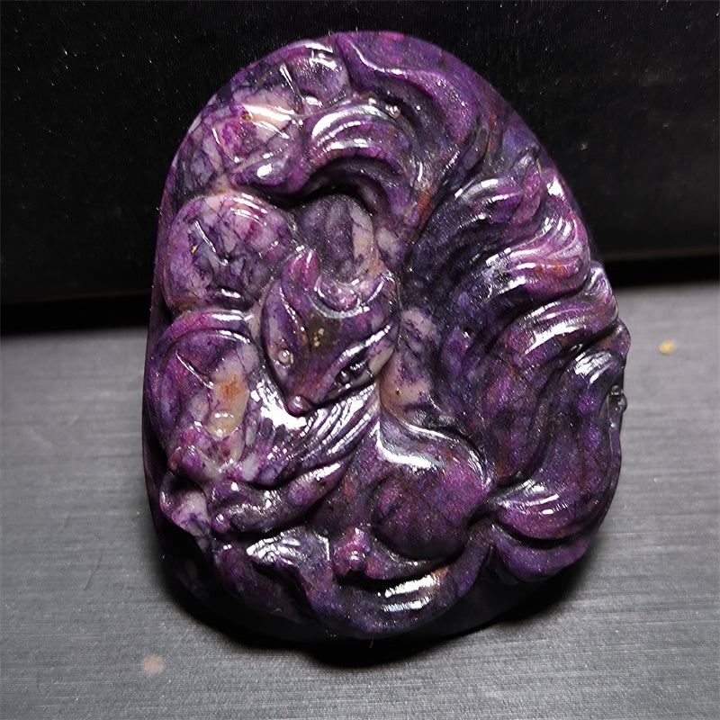 sugilite crystals Natural crystal pendant rare gemstone purple pendant gift for woman mom